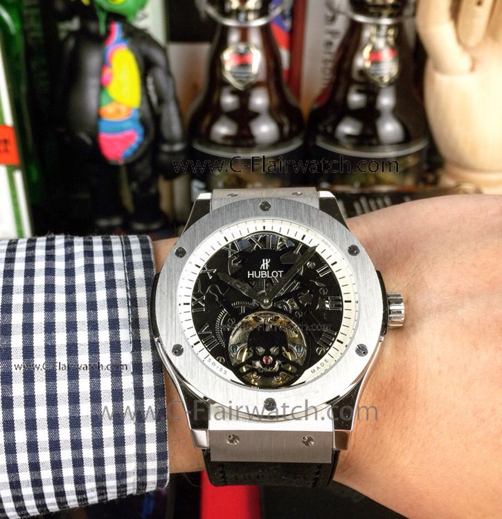 Buy Replica Hublot Classic Fusion SS Skeleton Watch 43mm